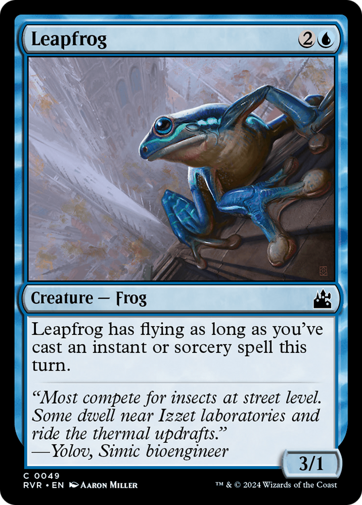 Leapfrog (RVR-049) - Ravnica Remastered Foil