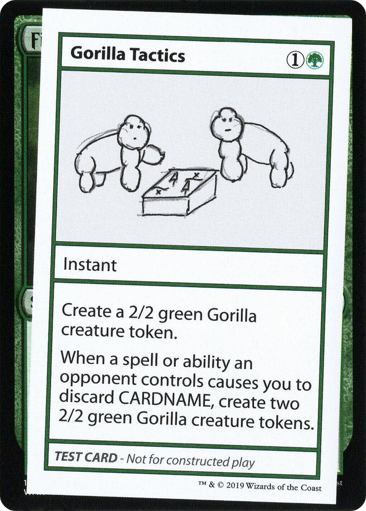 Gorilla Tactics (No PW Symbol) (CMB1-076) - Mystery Booster Playtest Cards 2021