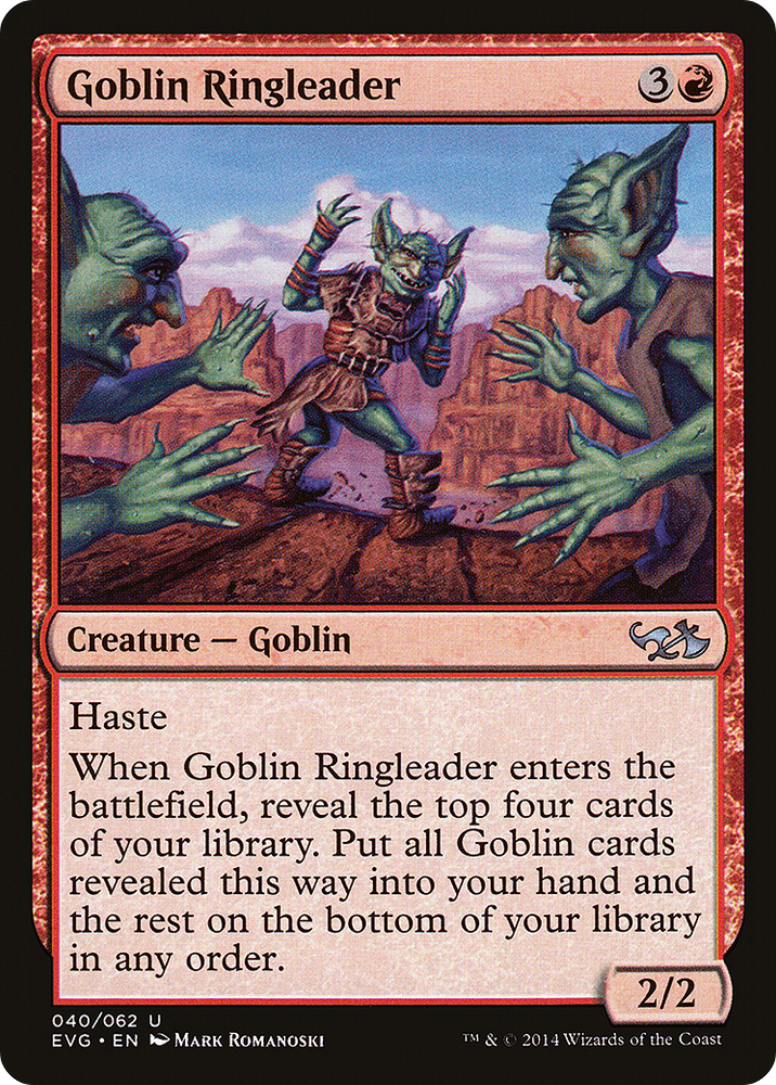 Goblin Ringleader (DD3-040) - Duel Decks Anthology: Elves vs. Goblins