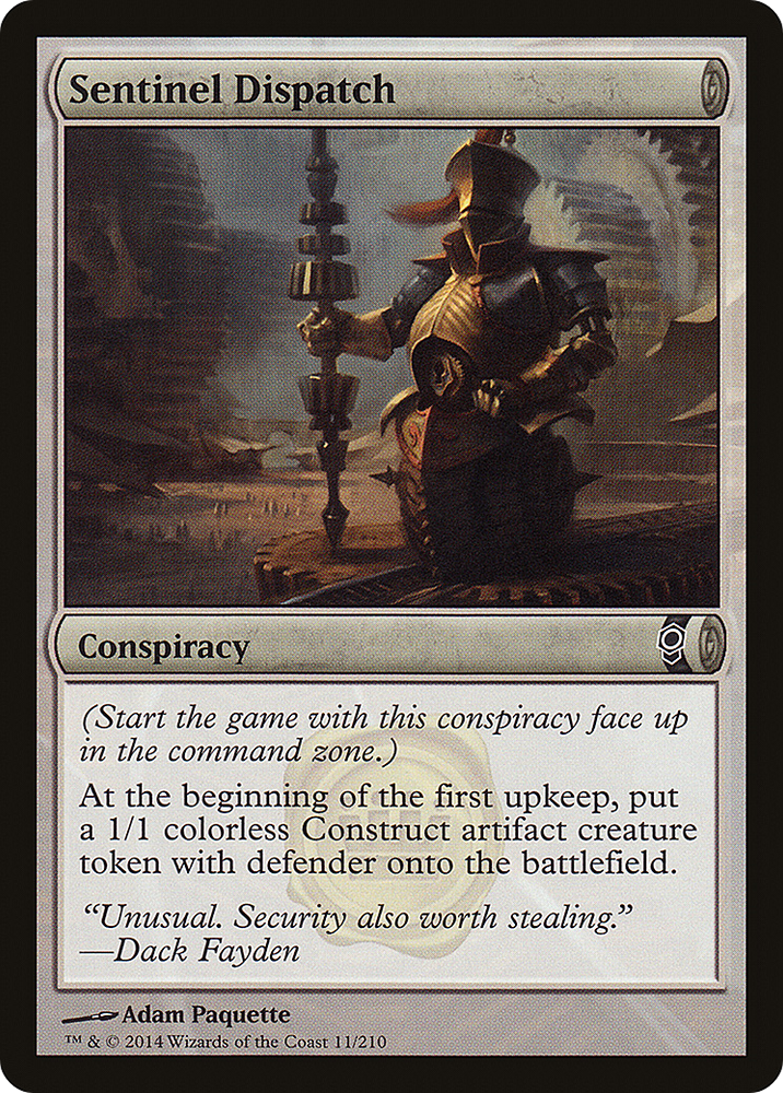 Sentinel Dispatch (CNS-011) - Conspiracy