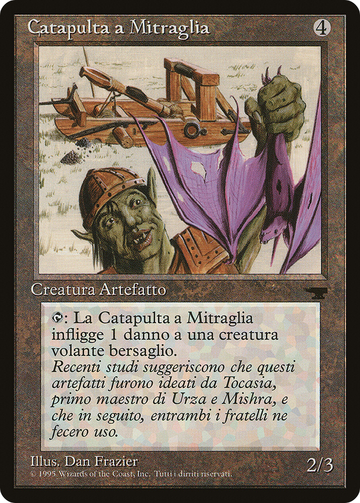 Grapeshot Catapult (Italian) - "Catapulta a Mitraglia" (REN-125) - Rinascimento