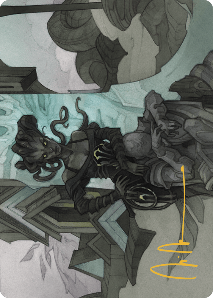 Vraska Joins Up // Vraska Joins Up (AOTJ-034) - Outlaws of Thunder Junction Art Series (Borderless)