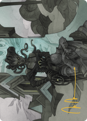 Vraska Joins Up // Vraska Joins Up (AOTJ-034) - Outlaws of Thunder Junction Art Series (Borderless)