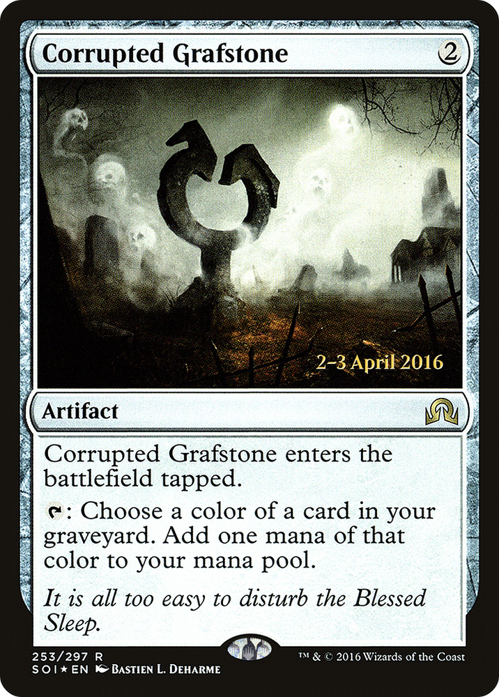 Corrupted Grafstone (PRE-253S) - Shadows over Innistrad Promos Foil