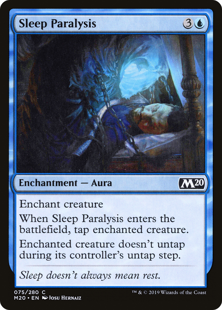 Sleep Paralysis (M20-075) - Core Set 2020 Foil