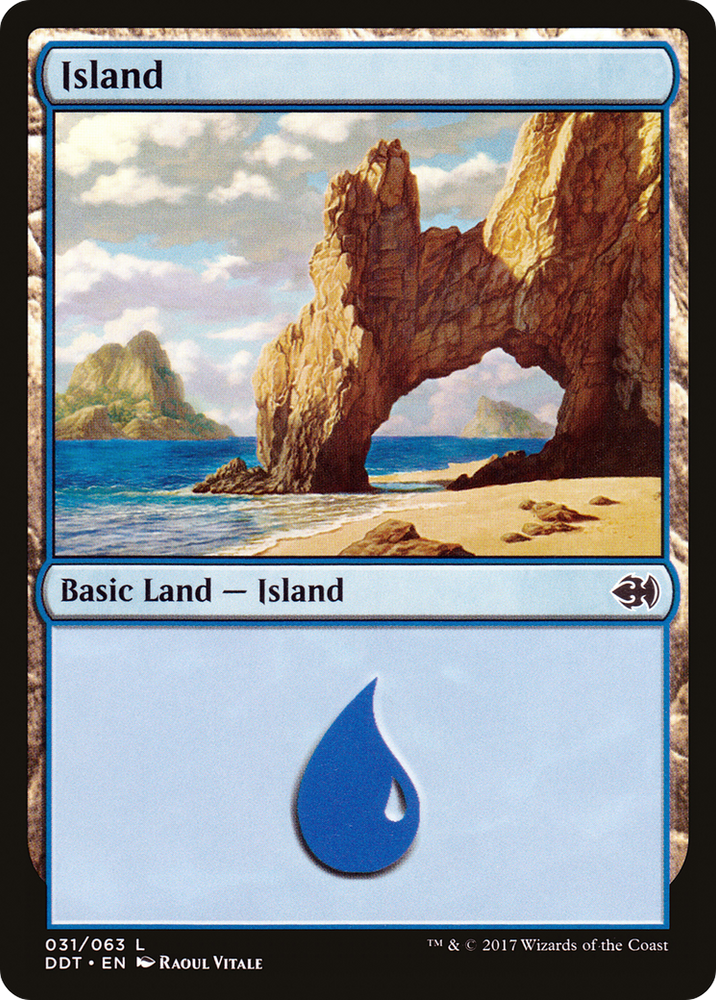 Island (31) (DDT-031) - Duel Decks: Merfolk vs. Goblins