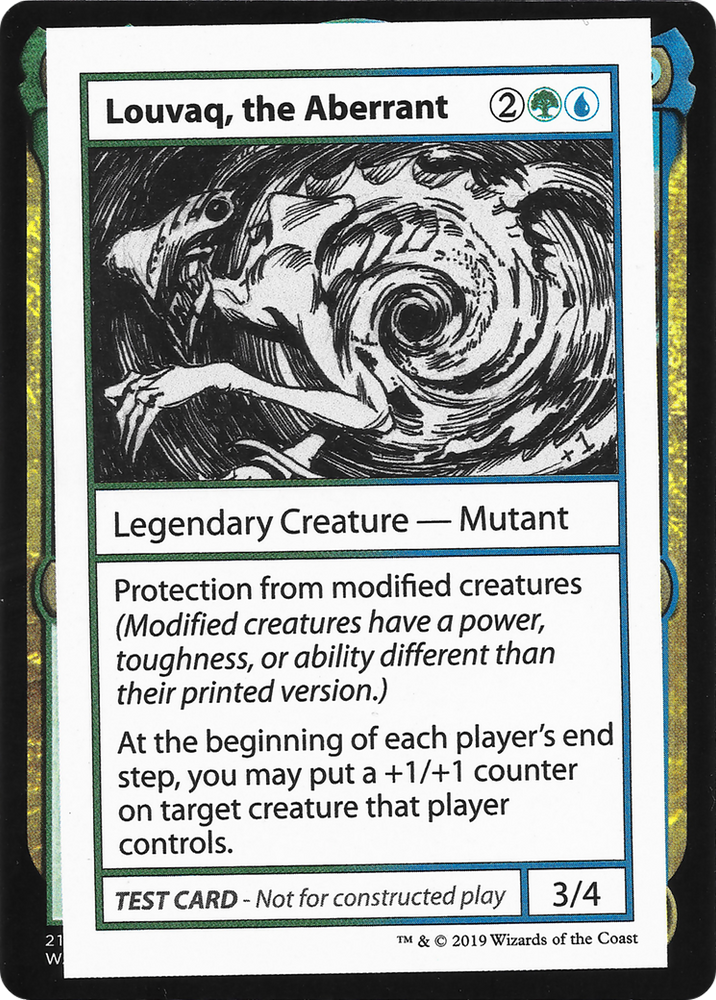 Louvaq, the Aberrant (No PW Symbol) (CMB1-095) - Mystery Booster Playtest Cards 2021