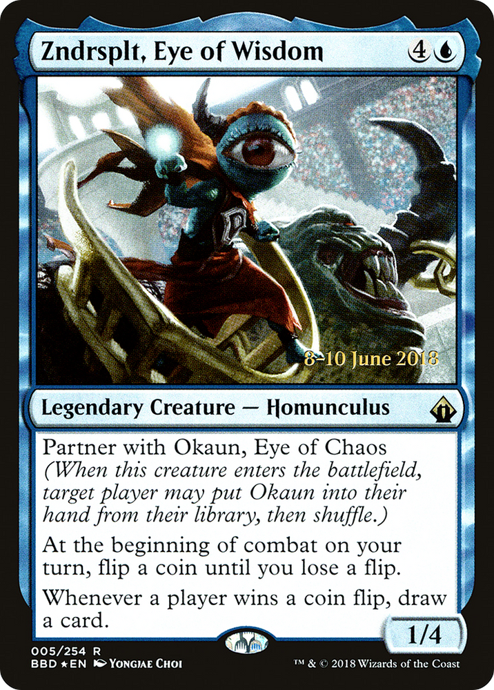 Zndrsplt, Eye of Wisdom (LARP-05S) - Battlebond Promos Foil