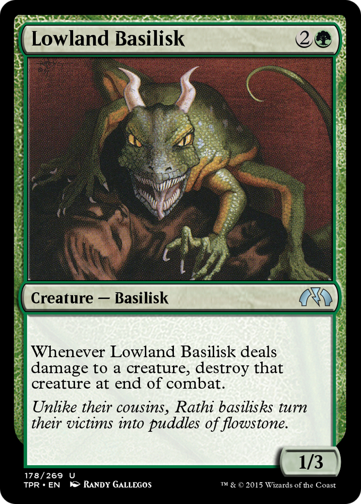 Lowland Basilisk (TPR-178) - Tempest Remastered Foil
