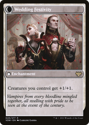 Wedding Announcement (VOW-045) - Innistrad: Crimson Vow: (Double Faced Transform) Foil