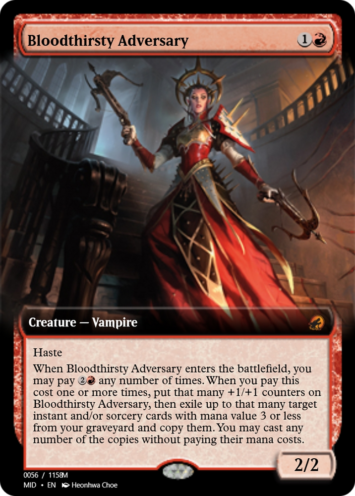 Bloodthirsty Adversary (PRM-93992) - Magic Online Promos Foil