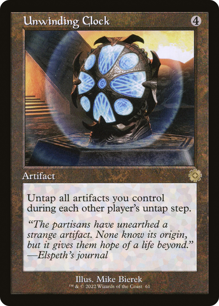 Unwinding Clock (BRR-061) - The Brothers' War Retro Artifacts Foil