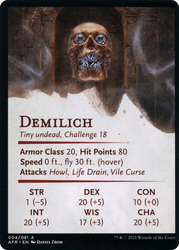 Demilich // Demilich (AAFR-004) - Adventures in the Forgotten Realms Art Series (Borderless) Foil
