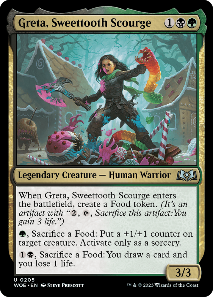 Greta, Sweettooth Scourge (WOE-205) - Wilds of Eldraine
