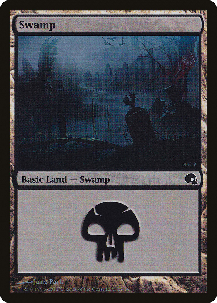 Swamp (29) (GRV-029) - Premium Deck Series: Graveborn Foil