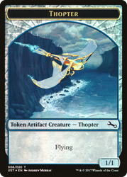 Thopter Token (UST-006) - Unstable Tokens Foil
