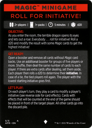 Roll for Initiative // Roll for Initiative (cont'd) (MAFR-005) - Adventures in the Forgotten Realms Minigames Foil