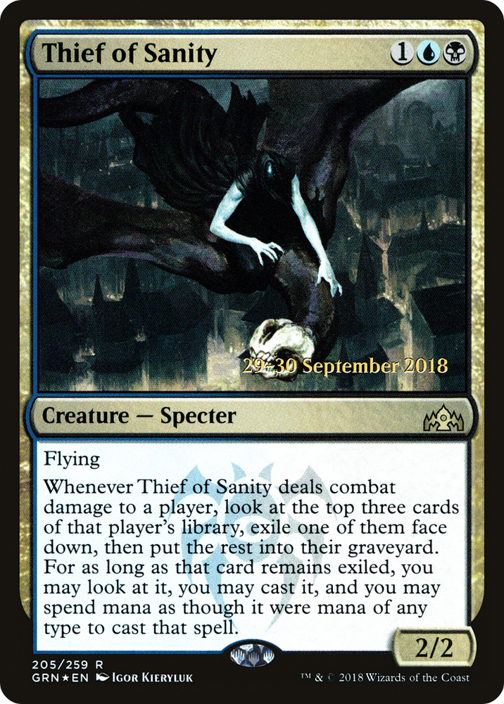 Thief of Sanity (PRE-205S) - Guilds of Ravnica Promos Foil