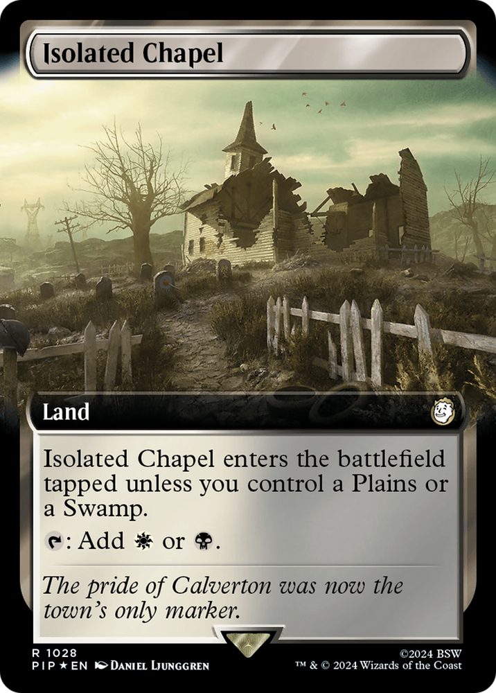 Isolated Chapel (Extended Art) (Surge Foil) (PIP-1028) - Fallout: (Extended Art) Foil