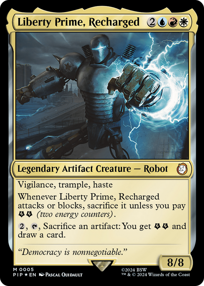 Liberty Prime, Recharged (PIP-005) - Fallout Foil