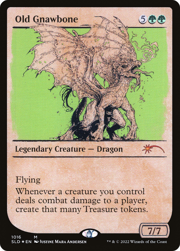 Old Gnawbone (Showcase) (SLD-1016) - Secret Lair Drop: (Showcase) Foil