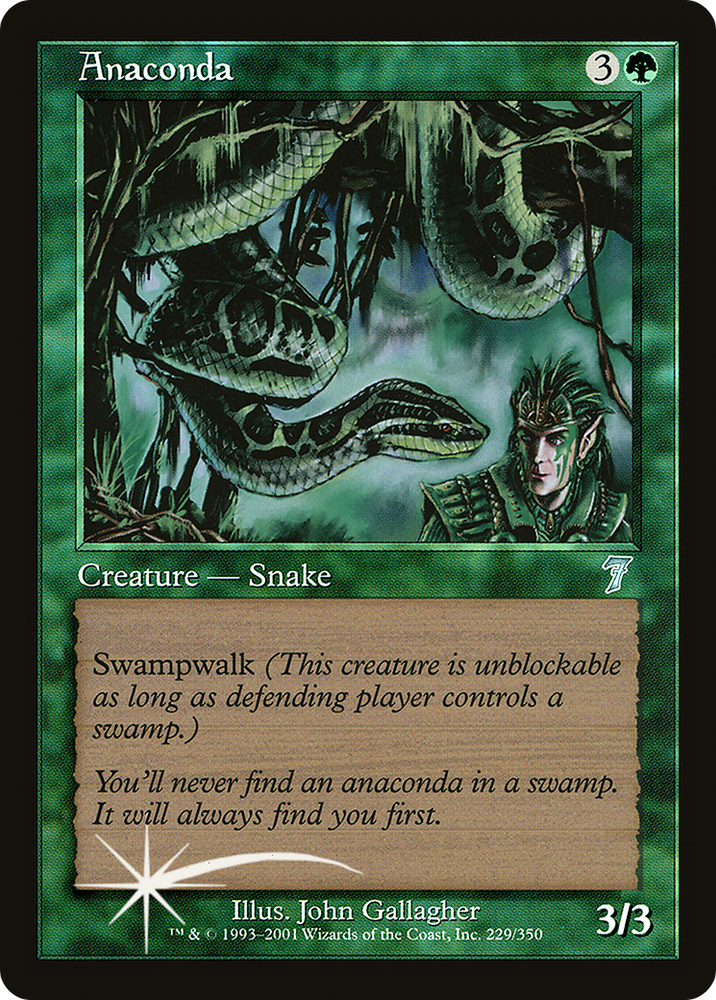 Anaconda (7ED-229★) - Seventh Edition Foil