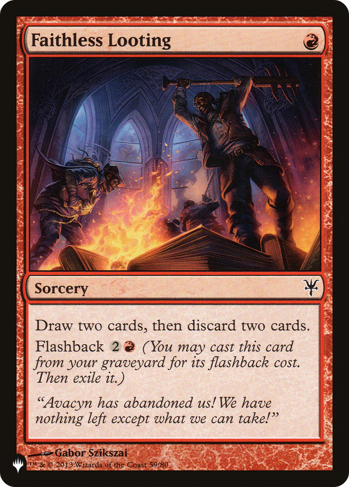 Faithless Looting (DDK) (LIST-DDK-59) - The List