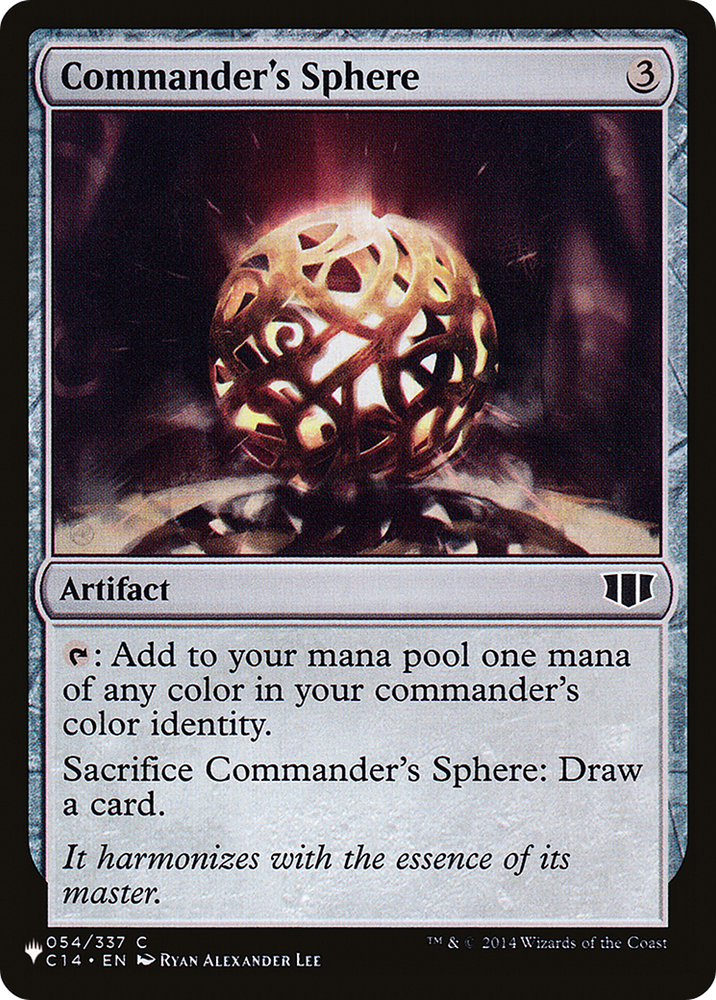 Commander's Sphere (LIST-054) - The List