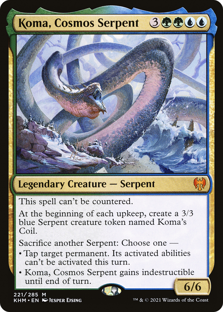 Koma, Cosmos Serpent (KHM-221) - Kaldheim