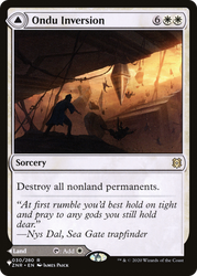 Ondu Inversion (LIST-ZNR-30) - The List