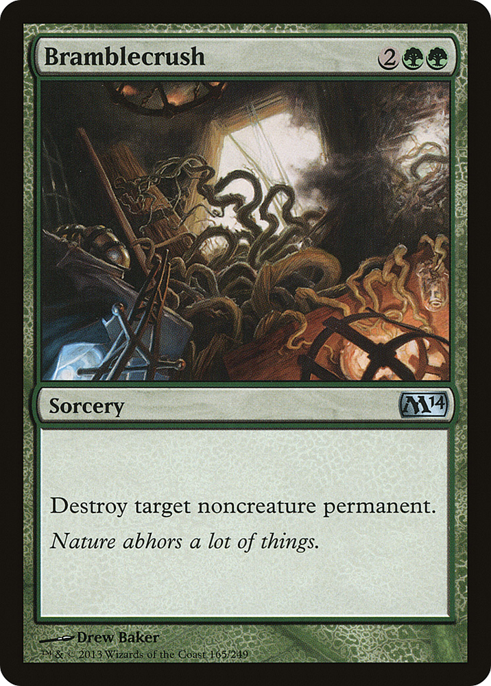 Bramblecrush (M14-165) - Magic 2014 Foil