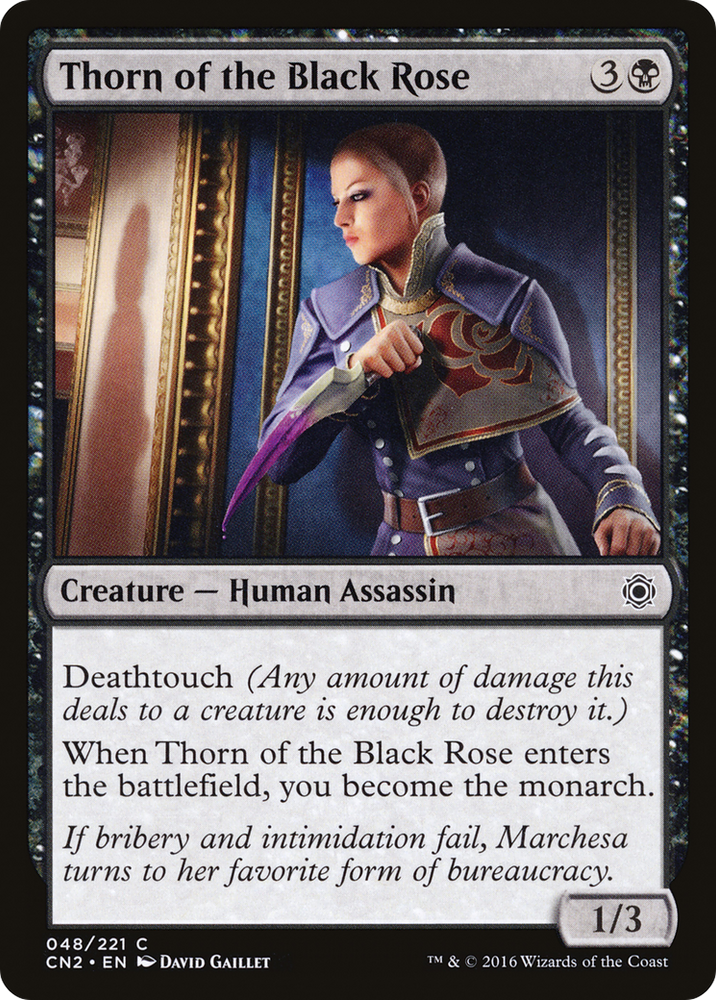 Thorn of the Black Rose (CN2-048) - Conspiracy: Take the Crown Foil