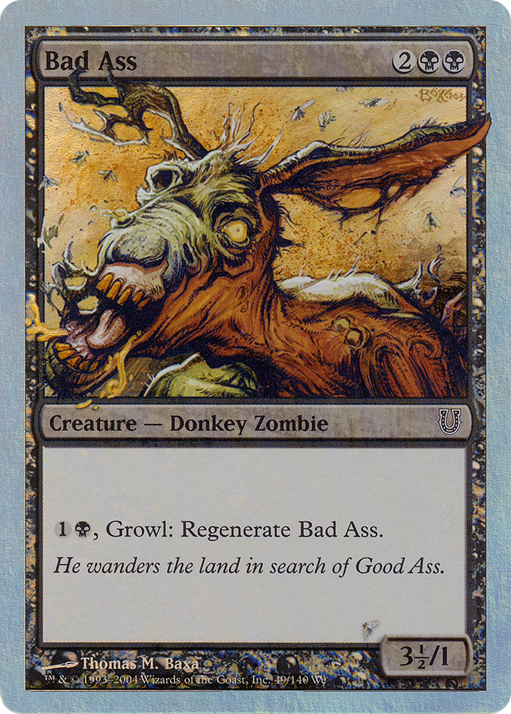 Bad Ass (Alternate Foil) (UNH-49★) - Unhinged Foil