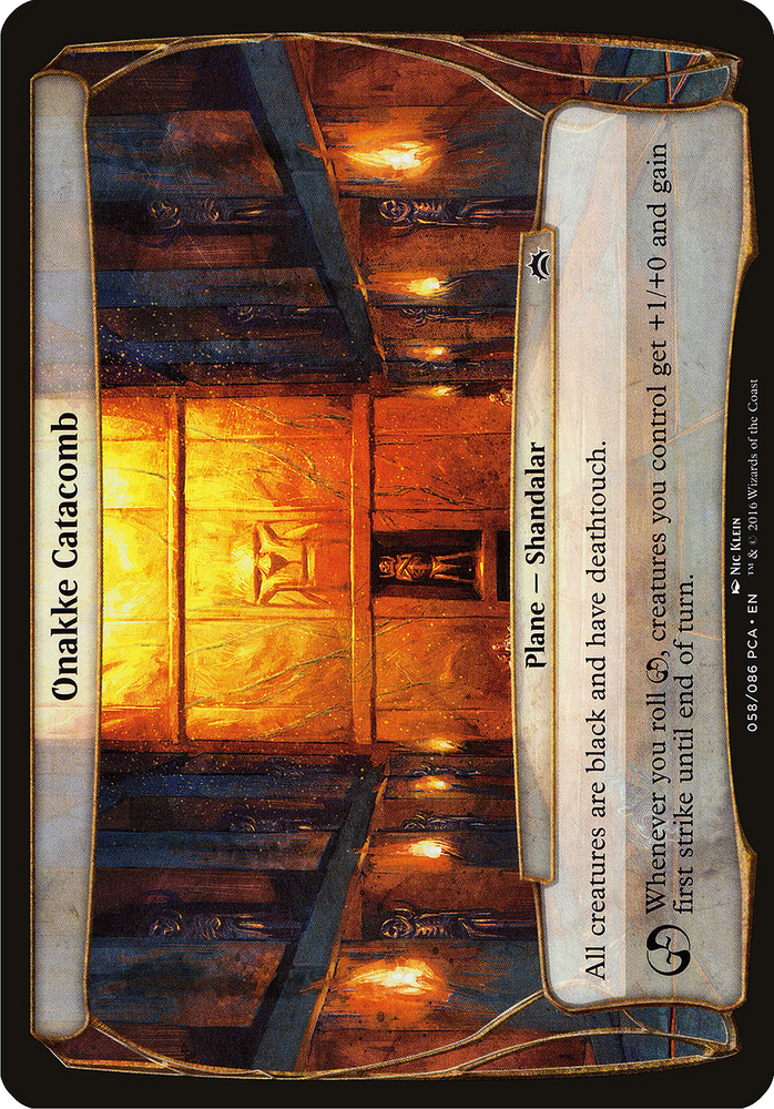 Onakke Catacomb (Planechase Anthology) (OVER-058) - Planechase Anthology Planes