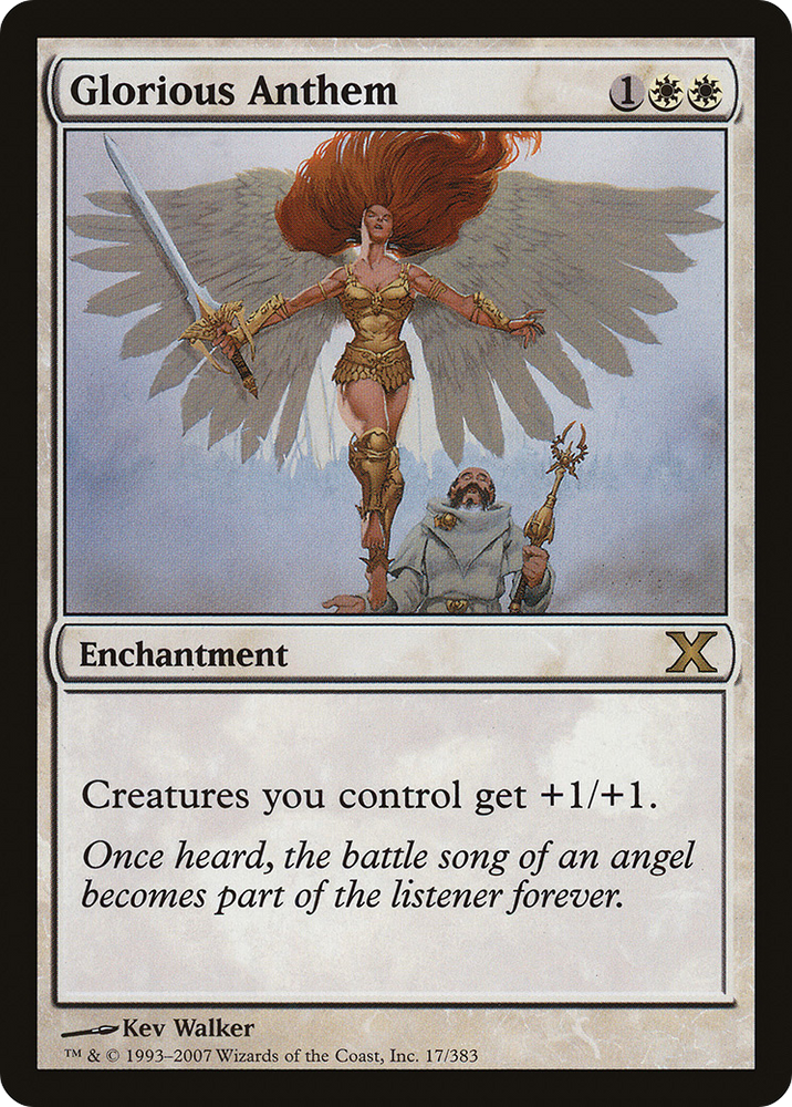 Glorious Anthem (10E-017) - Tenth Edition Foil