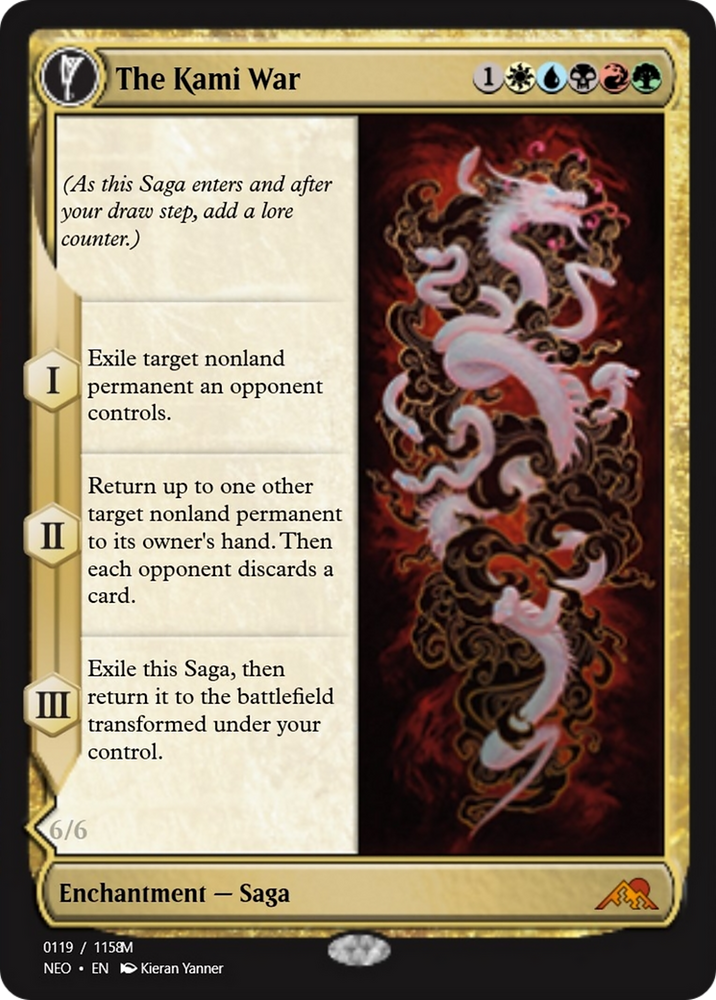 The Kami War // O-Kagachi Made Manifest (PRM-98101) - Magic Online Promos: (enchantment) Foil