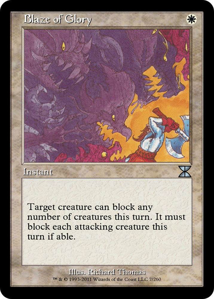 Blaze of Glory (ME4-007) - Masters Edition IV