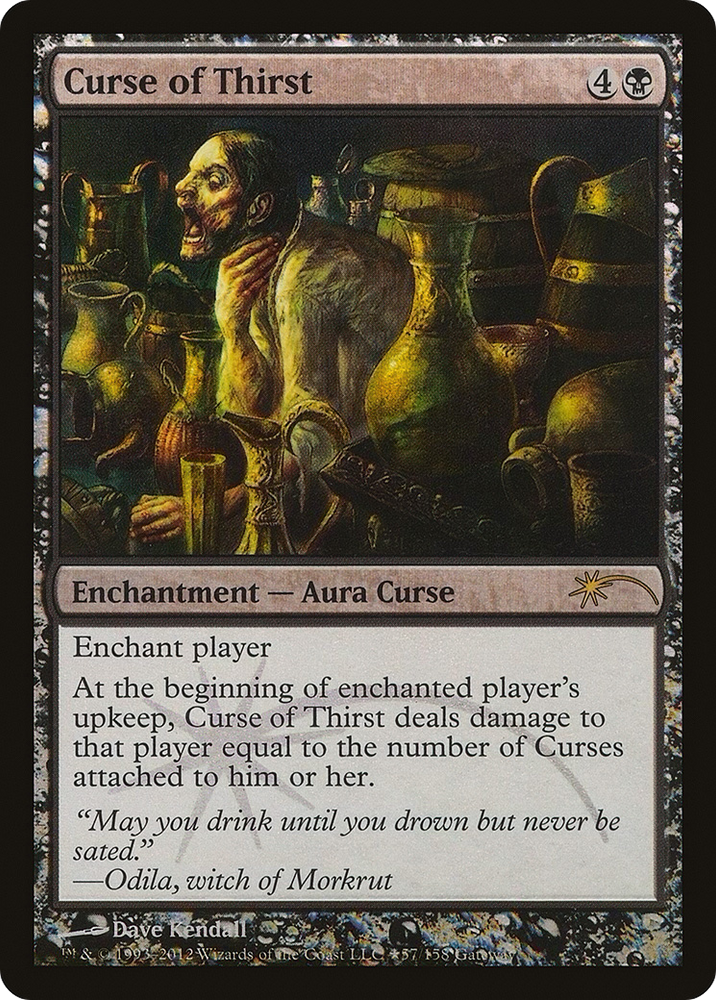 Curse of Thirst (WPN-081) - Wizards Play Network 2012 Foil