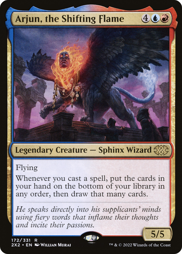 Arjun, the Shifting Flame (2X2-172) - Double Masters 2022 Foil
