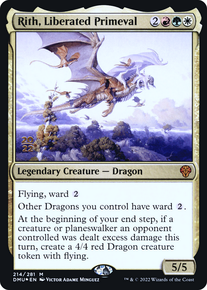 Rith, Liberated Primeval (PRE-214S) - Dominaria United Promos Foil