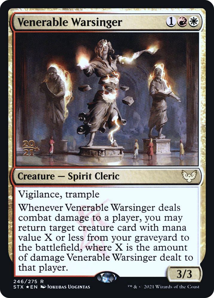 Venerable Warsinger (PRE-246S) - Strixhaven: School of Mages Promos Foil