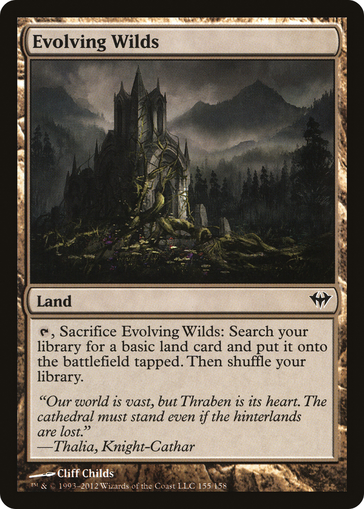 Evolving Wilds (DKA-155) - Dark Ascension Foil