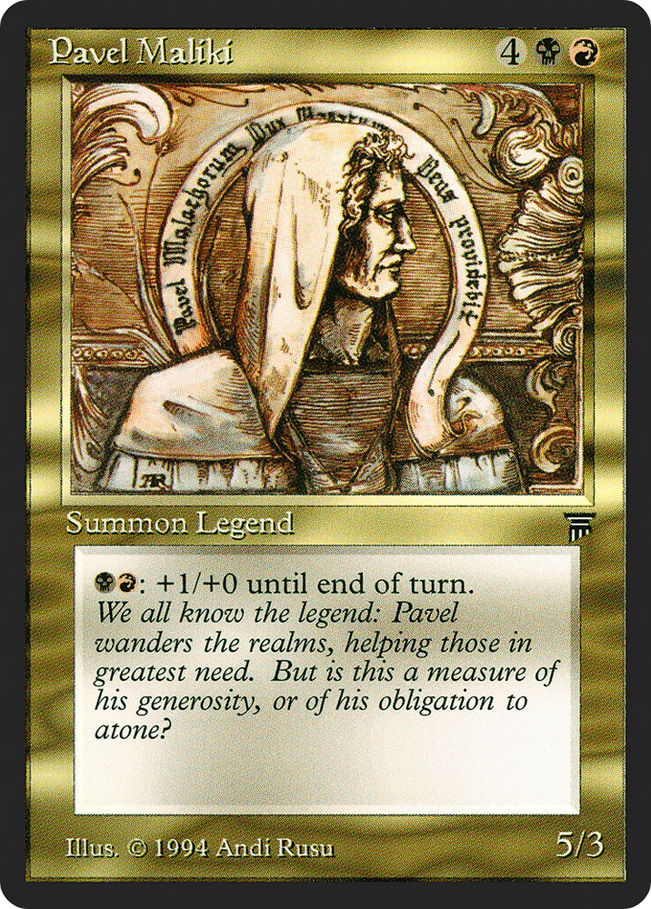 Pavel Maliki (LEG-248) - Legends