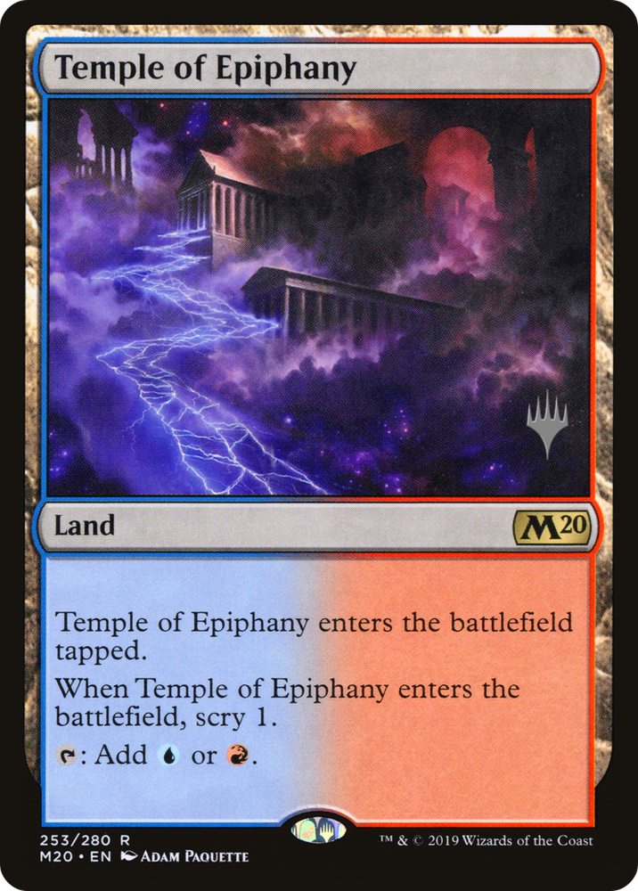 Temple of Epiphany (PPM20-253P) - Core Set 2020 Promos Foil