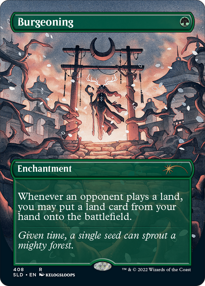 Burgeoning (Borderless) (SLD-408) - Secret Lair Drop (Borderless)