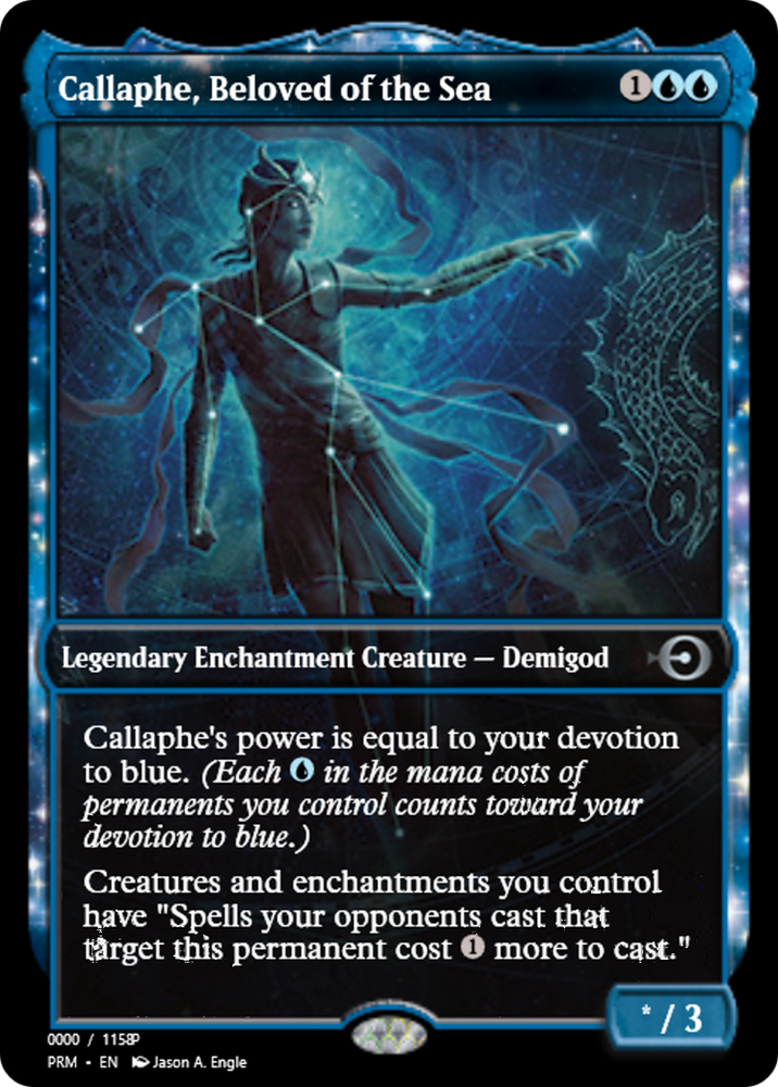 Callaphe, Beloved of the Sea (PRM-79867) - Magic Online Promos: (enchantment)