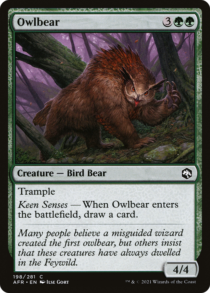 Owlbear (AFR-198) - Adventures in the Forgotten Realms Foil