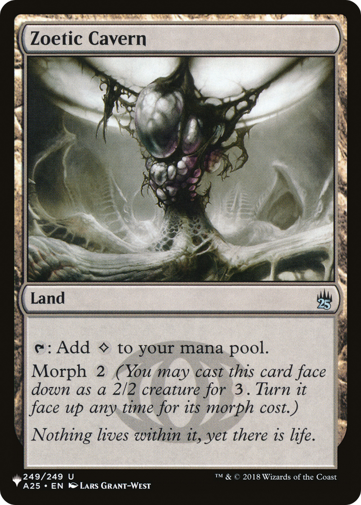 Zoetic Cavern (LIST-A25-249) - The List