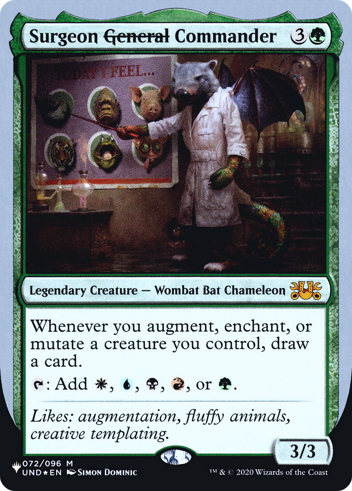 Surgeon ~General~ Commander (LIST-042) - The List (Unfinity Foil Edition) Foil