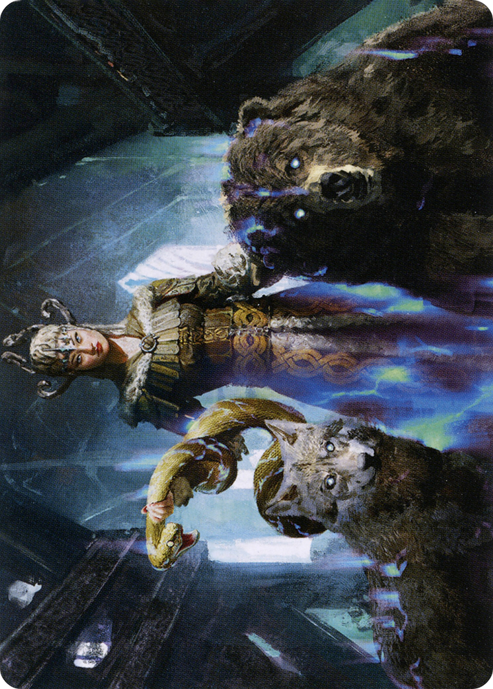 Kolvori, God of Kinship // Kolvori, God of Kinship (AKHM-048) - Kaldheim Art Series (Borderless)